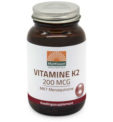 Mattisson Healthstyle Vitamine K2 200mcg/MK7 (60tb) 60tb