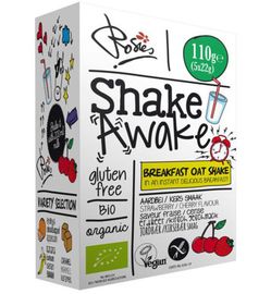 Rosies Rosies Shake awake aardbei/kers 22 gram bio (5x22g)