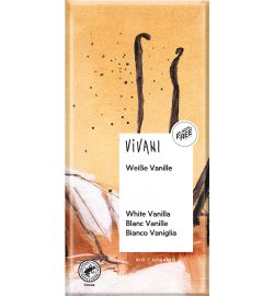 Vivani Vivani Chocolade wit vanille bio (80g)