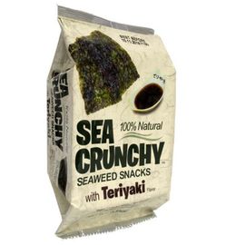 Sea Crunchy Sea Crunchy Nori zeewier snacks teriyaki (10g)