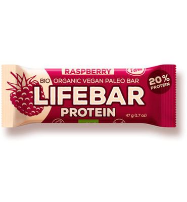 Lifefood Lifebar framboos bio (47g) 47g
