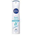 Nivea Deodorant fresh natural spray female (150ml) 150ml thumb
