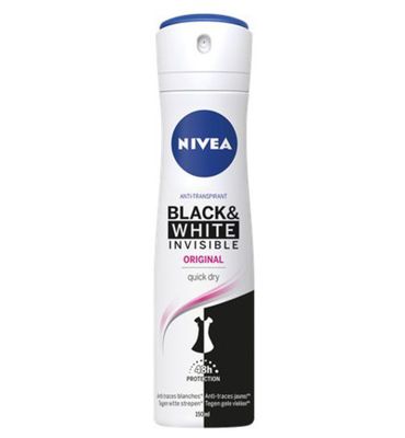 Nivea Deodorant invisible black & wh (150ml) 150ml