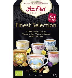 Yogi Tea Yogi Tea Finest selection 3 x 6 stuks bio (3x6st)