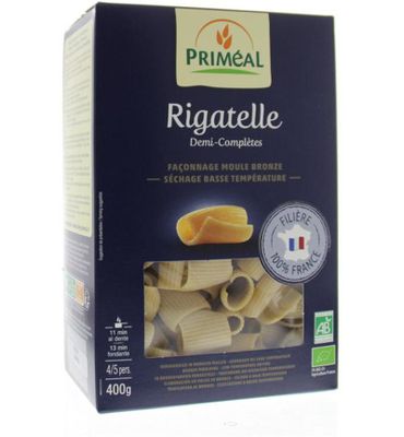 Priméal Rigatelle halfvolkoren pasta bio (400g) 400g
