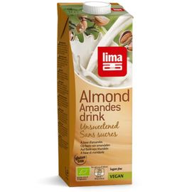 Lima Lima Amandel drink suikervrij bio (1000ml)