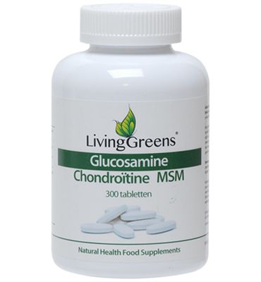 LivingGreens Glucosamine chondroitine MSM (300tb) 300tb