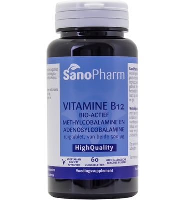 Sanopharm Vitamine B12 methyl adenosylcobalamine 500mcg (60zt) 60zt