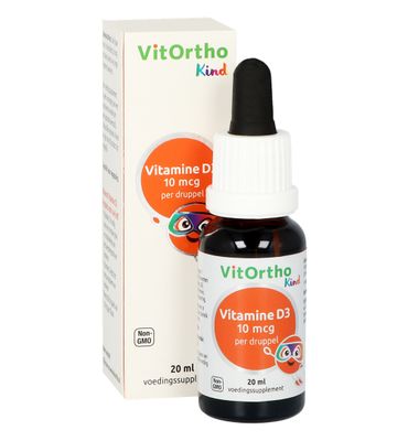VitOrtho Vitamine D3 10mcg (Kind) (20ml) 20ml