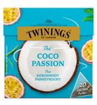 Twinings Zwarte thee kokosnoot passievrucht (20st) 20st thumb