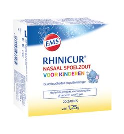 Rhinicur Rhinicur Neus spoelzout kind zakje (20st)