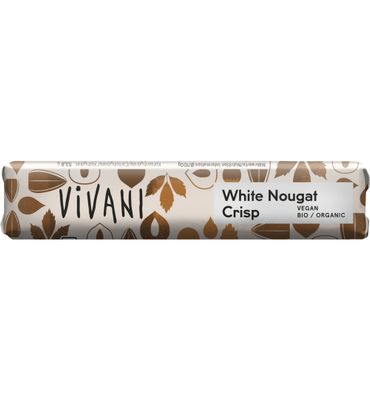 Vivani Chocolate To Go white nougat crisp vegan bio (35g) 35g