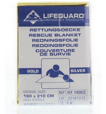Lifeguard Reddingsdeken goud/zilver 160 x 210 (1st) 1st