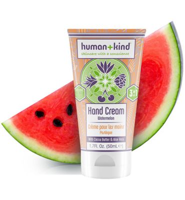 Human+Kind Hand elleboog voet creme watermelon vegan (50ml) 50ml