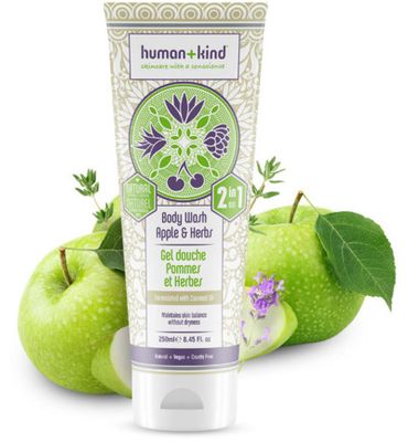Human+Kind 2-in-1 Bodywash apple herbs vegan (250ml) 250ml
