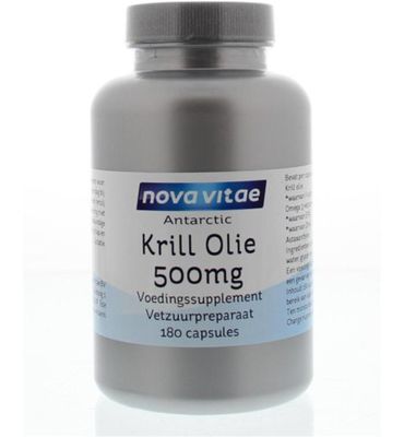 Nova Vitae Antarctic krill olie 500 mg (180ca) 180ca
