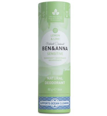 Ben & Anna Deodorant lemon & lime sensitive (60g) 60g