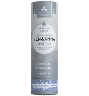Ben & Anna Deodorant highland breeze sensitive (60g) 60g