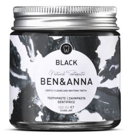Ben & Anna Ben & Anna Tandpasta zwart active charcoal (100g)