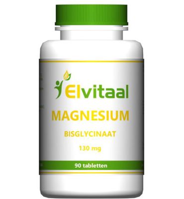 Elvitaal/Elvitum Magnesium (bisglycinaat) 130mg (90tb) 90tb