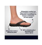Lucovitaal Orthopedische slippers maat 39-40 zwart (1paar) 1paar thumb