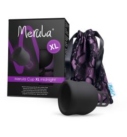 Merula Merula Menstruatiecup XL midnight zwart (1st)