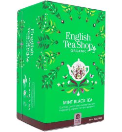 English Tea Shop English Tea Shop Mint black tea bio (20bui)