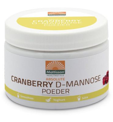Mattisson Healthstyle Cranberry D-mannose poeder (100g) 100g