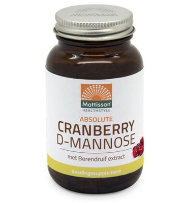 Mattisson Healthstyle Cranberry D-mannose met berendruif extract (90tb) 90tb