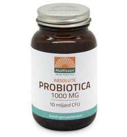 Mattisson Healthstyle Mattisson Healthstyle Probiotica 1000mg 10miljard CFU met prebiotica (60vc)