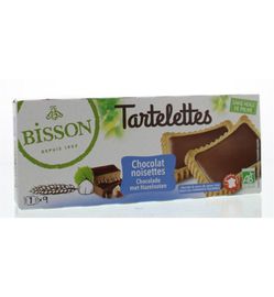 Bisson Bisson Tartelette chocolade hazelnoot bio (150g)