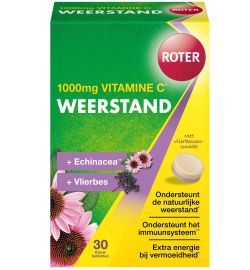 Roter Roter Vitamine C 1000 mg weerstand (30tb)
