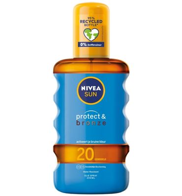 Nivea Sun protect & bronze olie spray SPF20 (200ml) 200ml