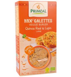 Priméal Priméal Quinoa burger quinoa lupine bio (250g)