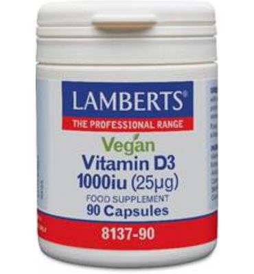 Lamberts Vitamine D3 1000IE 25mcg vegan (90ca) 90ca