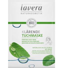 Lavera Lavera Sheetmasker masque en tissu purifying EN-FR-DE-IT (1st)