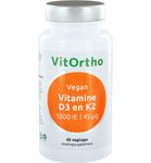 VitOrtho Vitamine D3 1000IE K2 45mcg vegan (60vc) 60vc thumb