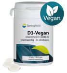 Springfield D3-Vegan-75 vitamine D3 75 mcg (90vc) 90vc thumb