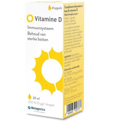 Metagenics Vitamine D liquid nieuwe formule (30ml) 30ml