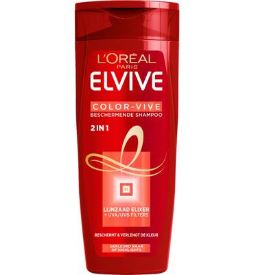 L'Oréal Elvive 2 in 1 shampoo color vive gekleurd haar (250ml) 250ml