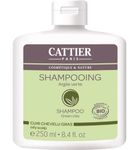 Cattier Shampoo vet haar groene klei (250ml) 250ml thumb