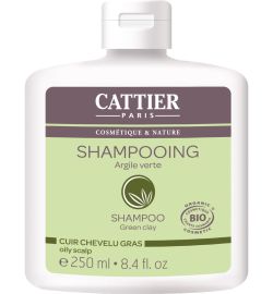 Cattier Cattier Shampoo vet haar groene klei (250ml)