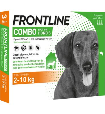 Frontline Combo hond S 2-10kg bestrijding vlo en teek (3ST) 3ST