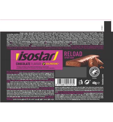 Isostar Reload sport bar (40g) 40g