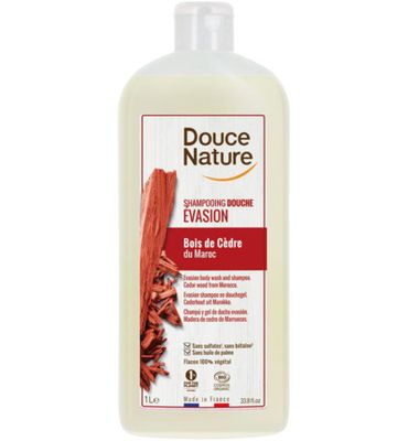 Douce Nature Douchegel & shampoo evasion met cederhout bio (1000ml) 1000ml
