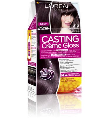 L'Oréal Casting creme gloss 316 Black berry (1set) 1set