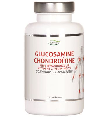 Nutrica Glucosamine chondroitine MSM hyaluron vit D3/C (250tb) 250tb