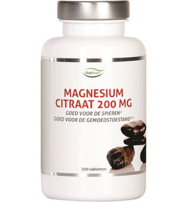 Nutrica Magnesium citraat 200 mg (200tb) 200tb