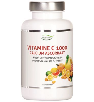 Nutrivian Vitamine C1000 mg calcium ascorbaat (100tb) 100tb