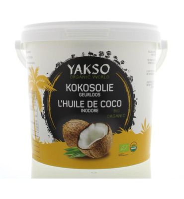 Yakso Kokosolie geurloos bio (2500ml) 2500ml